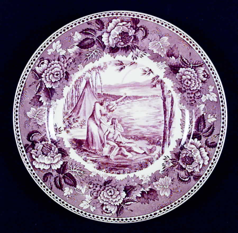 The Longfellow Series Mulberry Luncheon Plate by Wedgwood-1