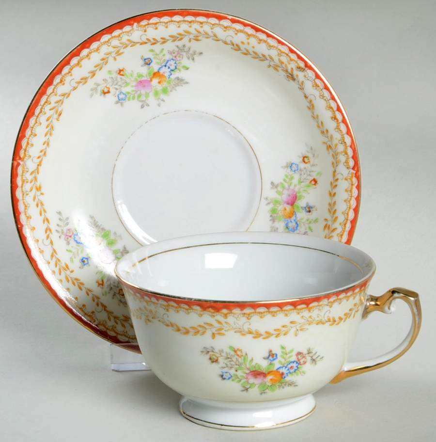 WEX5 Footed Cup & Saucer Set by Wexford-1
