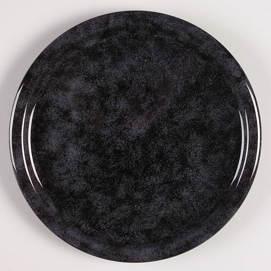 Tortoise Shell Black Dinner Plate by Waechtersbach-1
