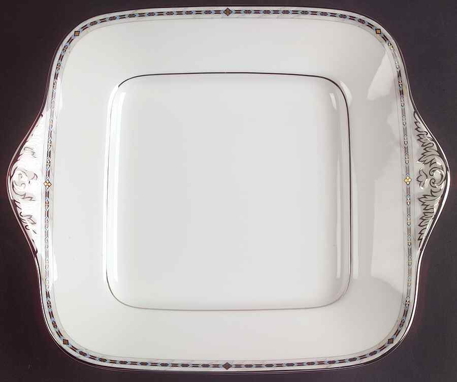 Guinevere Square Handled Cake Plate by Wedgwood-1