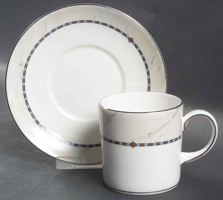 Guinevere Can Shape Demitasse Cup and Saucer Set by Wedgwood-1