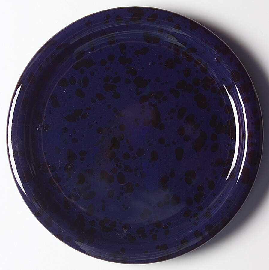 Tortoise Shell Cobalt Blue Salad Plate by Waechtersbach-1