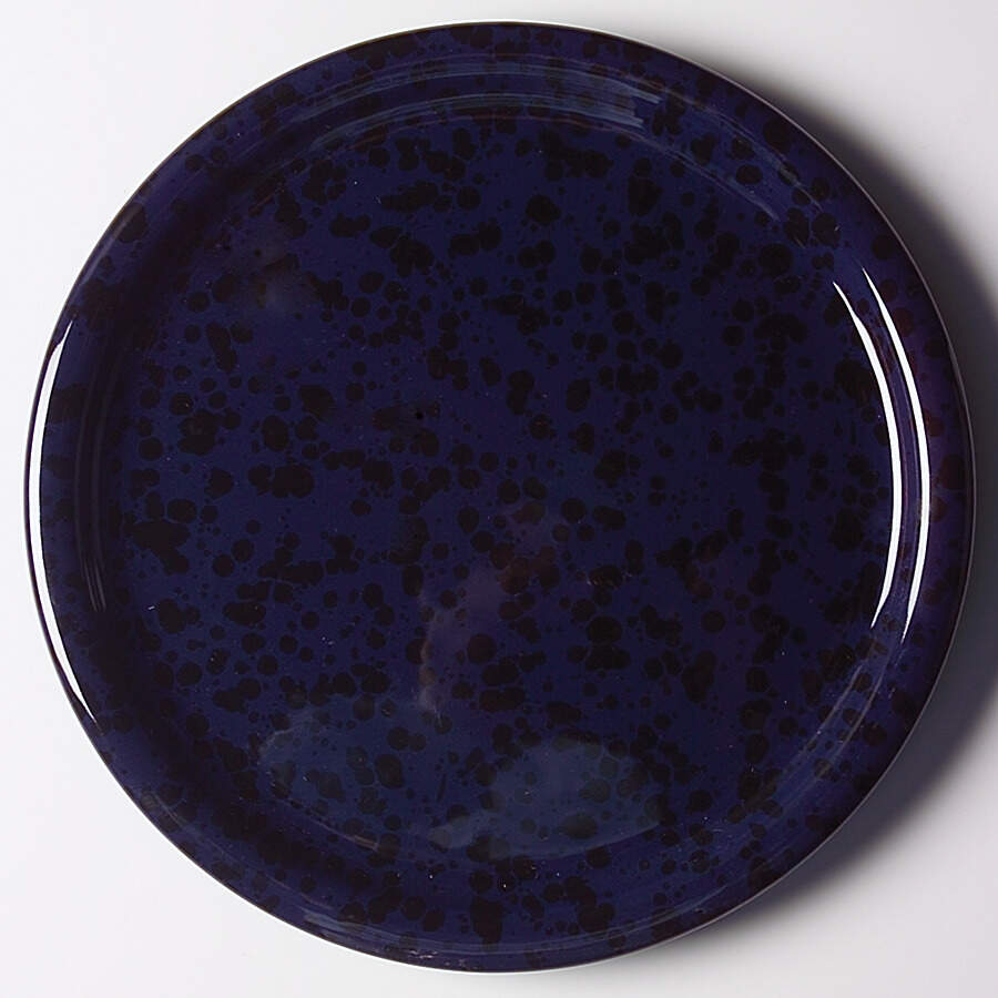 Tortoise Shell Cobalt Blue Dinner Plate by Waechtersbach-1
