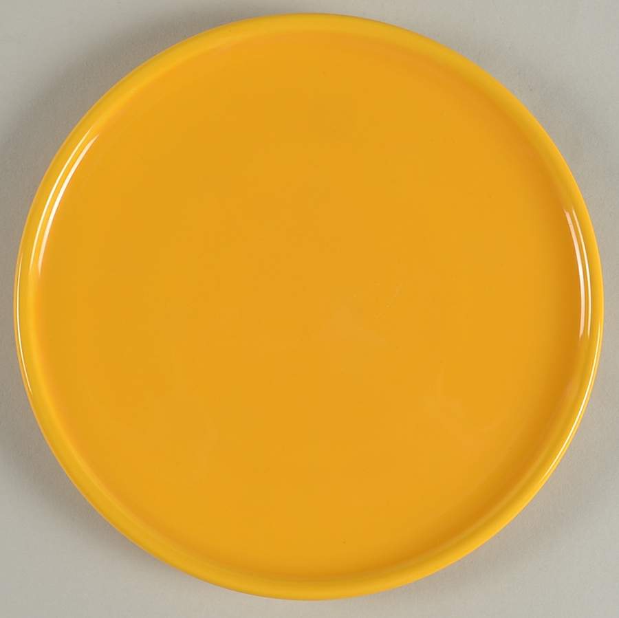 Solid Colours Ochre Salad Plate by Waechtersbach-1
