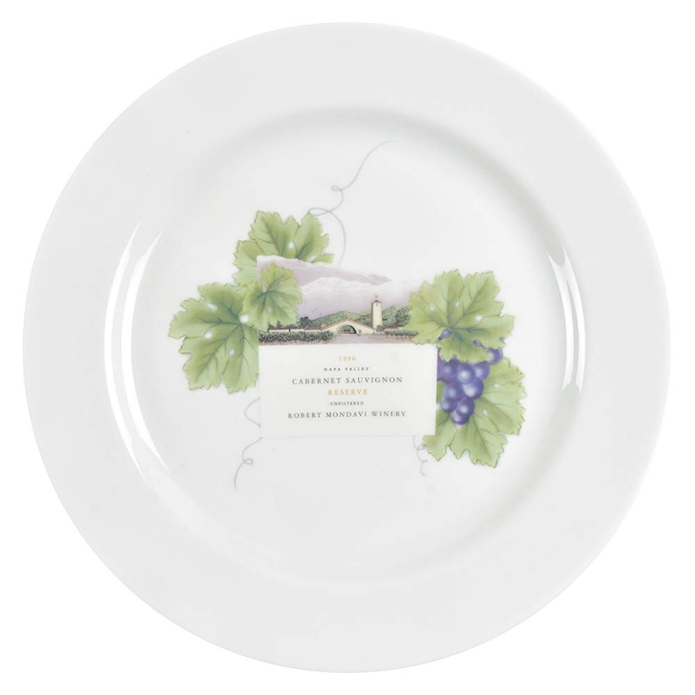 Grand Gourmet "Mondavi" Wine Salad Plate by Wedgwood-1