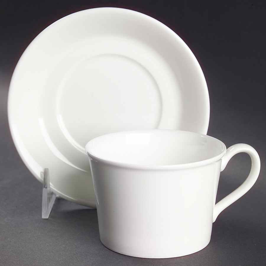 Grand Gourmet Flat Cup & Saucer Set by Wedgwood-1