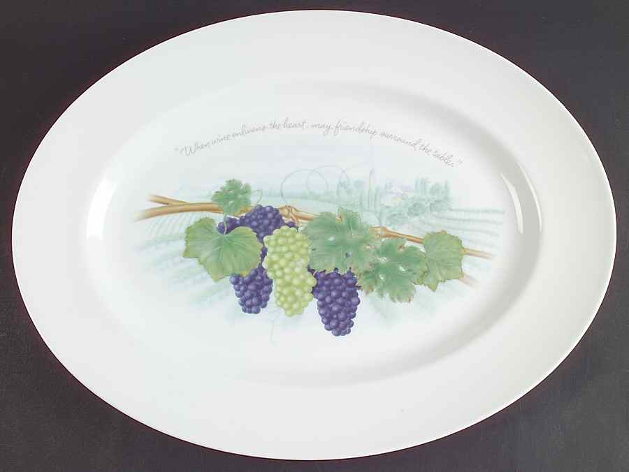 Grand Gourmet 16" Scenic Oval Platter by Wedgwood-1