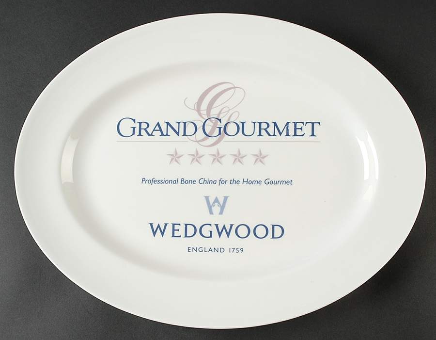 Grand Gourmet 15" Paltter with Advertising by Wedgwood-1