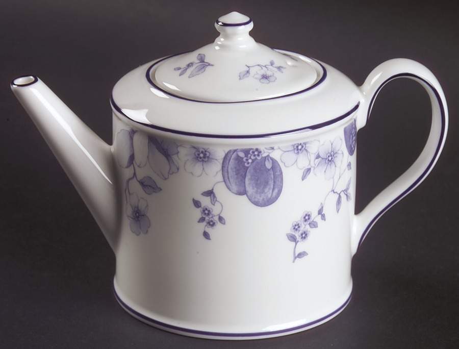 Blue Plum Individual Teapot & Lid by Wedgwood-1