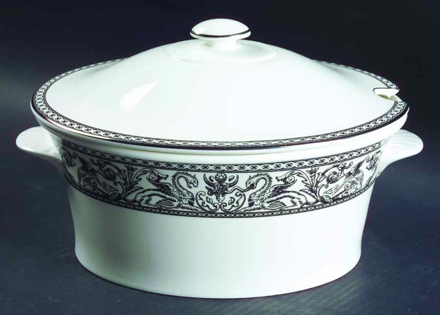 Contrasts Florentine Oval Tureen & Lid by Wedgwood-1