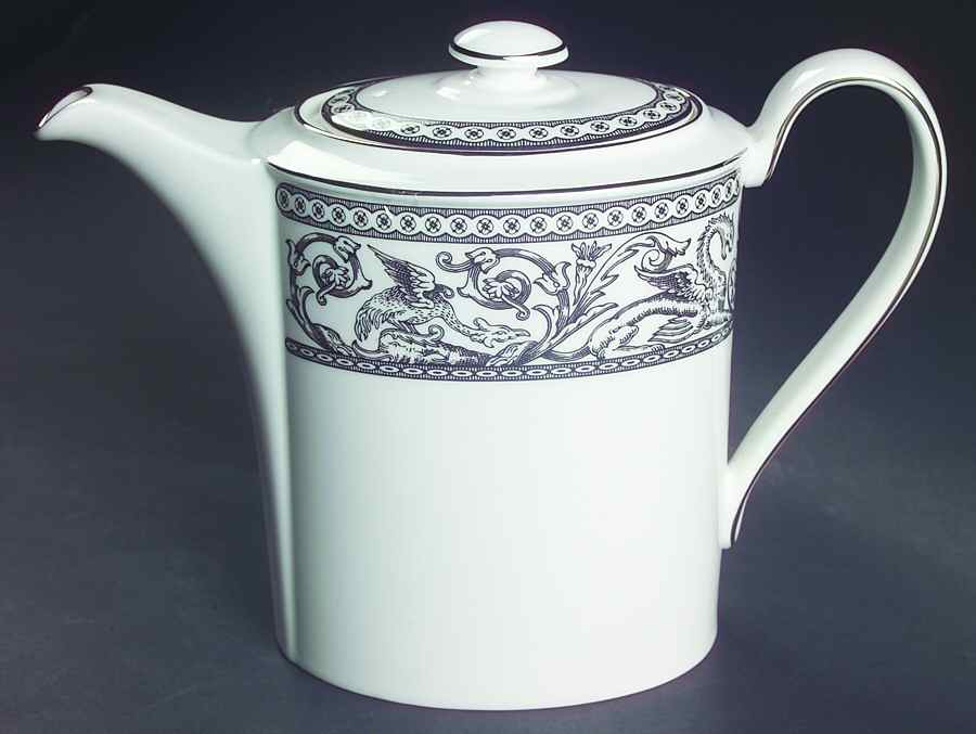 Contrasts Florentine Coffee Pot & Lid by Wedgwood-1