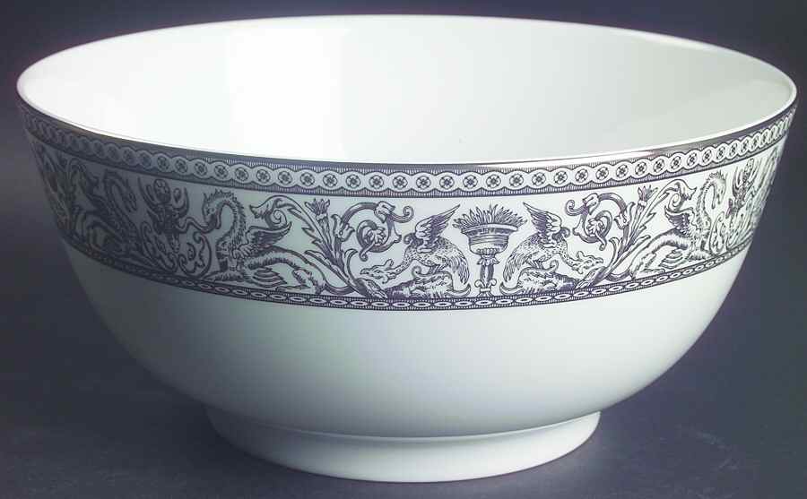 Contrasts Florentine 9" Salad Serving Bowl by Wedgwood-1