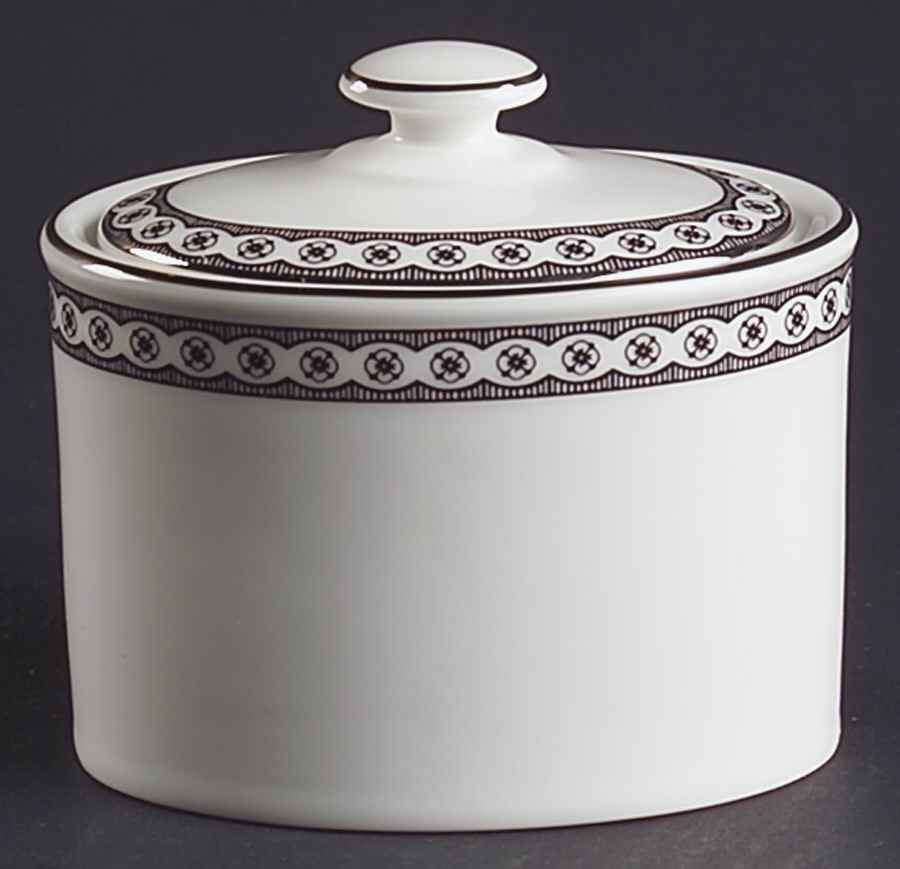 Contrasts Colonnade Sugar Bowl & Lid by Wedgwood-1