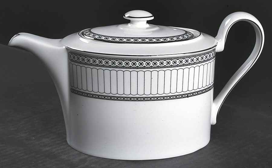 Contrasts Colonnade Teapot & Lid by Wedgwood-1