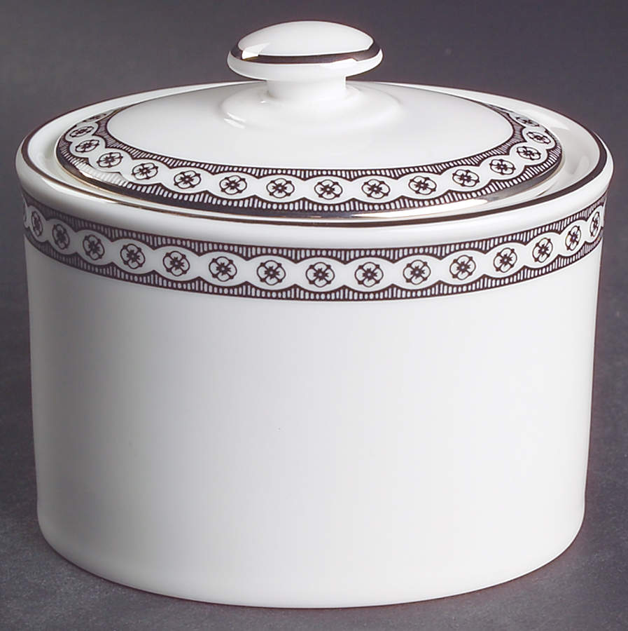 Contrasts Ulander Sugar Bowl & Lid by Wedgwood-1