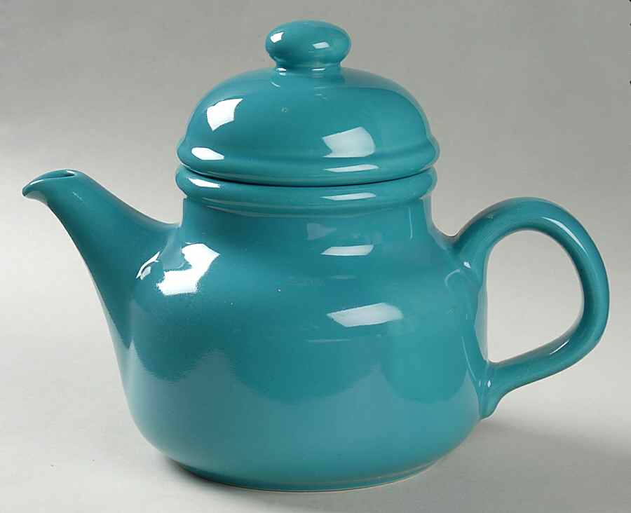 Solid Colours Turquoise Teapot & Lid by Waechtersbach-1