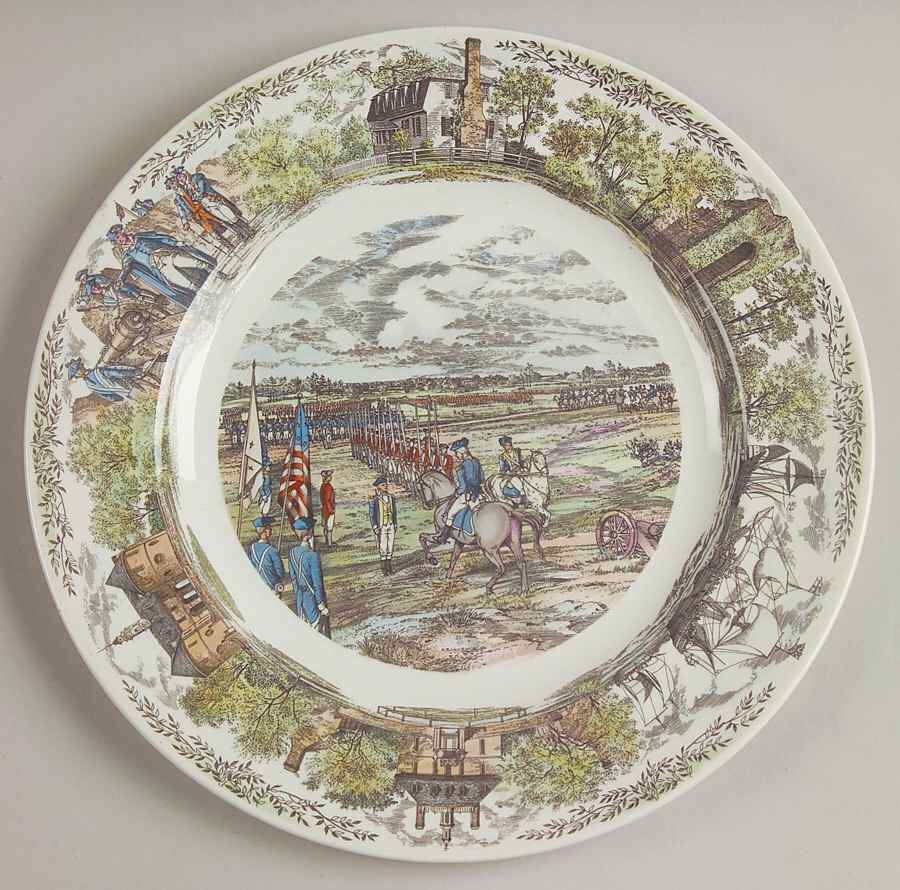 Williamsburg Virginia Dinner Plate by Wedgwood-1
