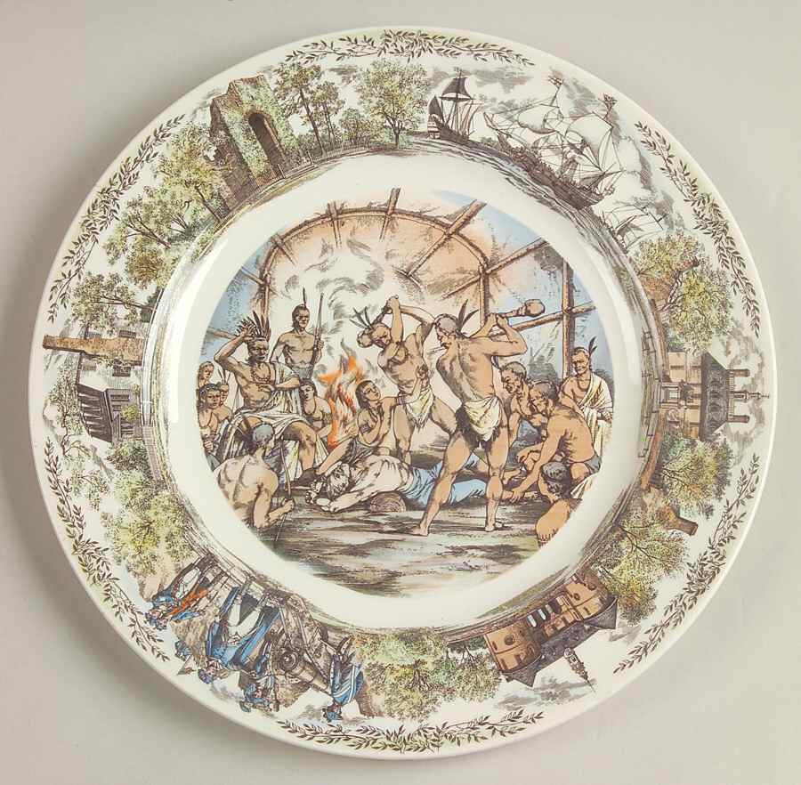 Williamsburg Virginia Dinner Plate by Wedgwood-1