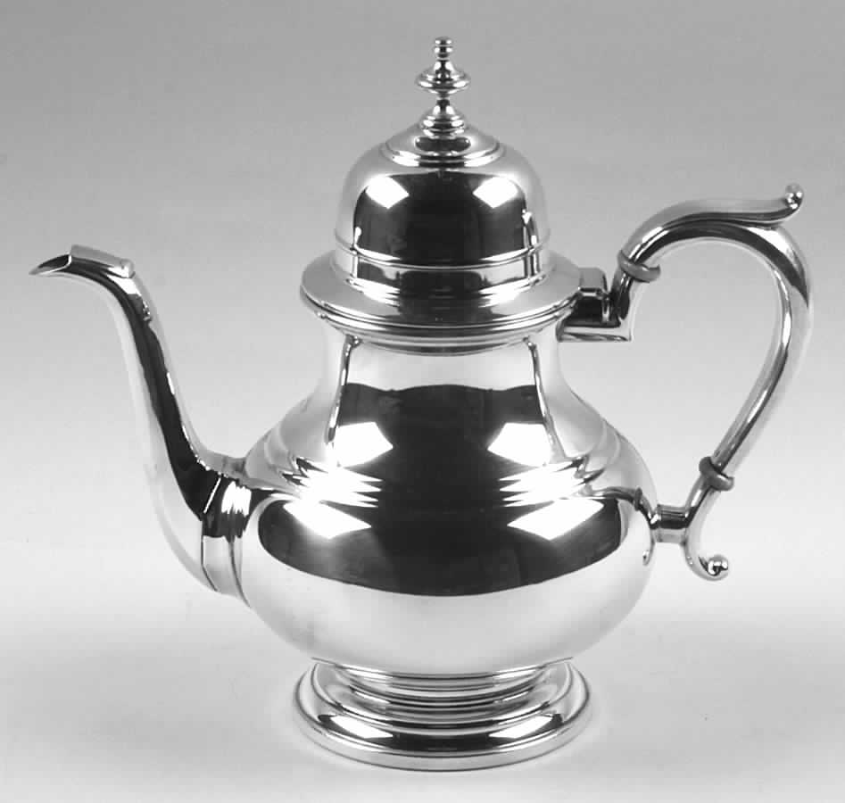 Exemplar-Bancker (Sterling Hollowware) Teapot by Wallace Silver-1