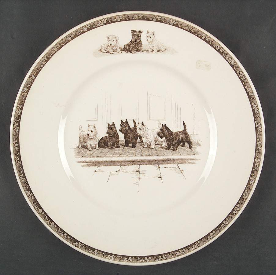Non Sporting, Terrier Working Dog Plates Dinner Plate by Wedgwood-1