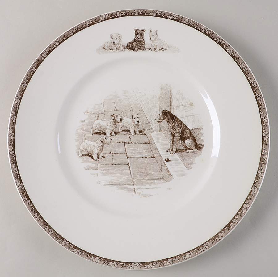Non Sporting, Terrier Working Dog Plates Dinner Plate by Wedgwood-1