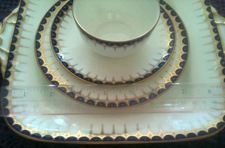 Y1863 Flat Cup & Saucer Set by Wedgwood-1