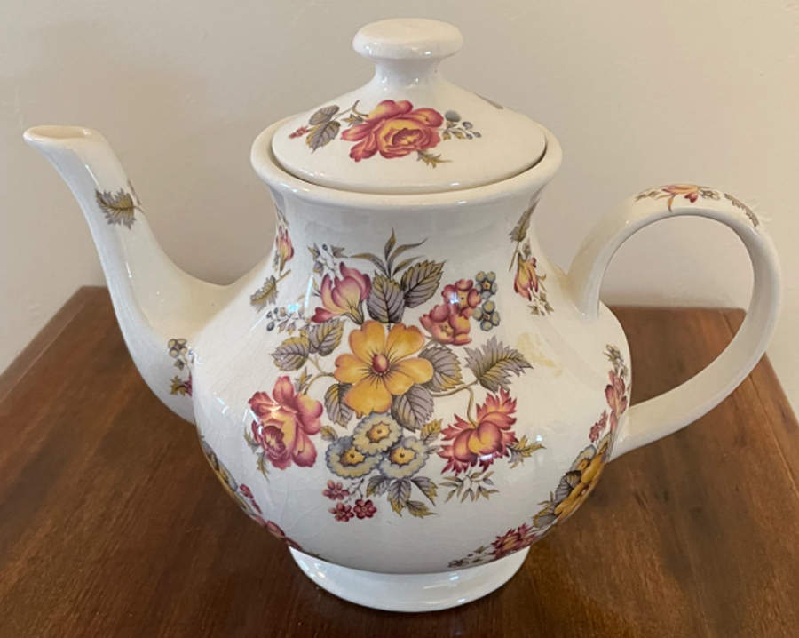 Bouquet Teapot & Lid by Arthur Wood-1