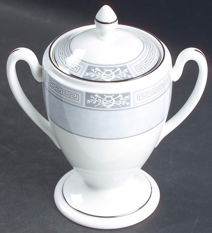 Bellamont Hall Globe Shape Sugar Bowl & Lid by Waterford China-1