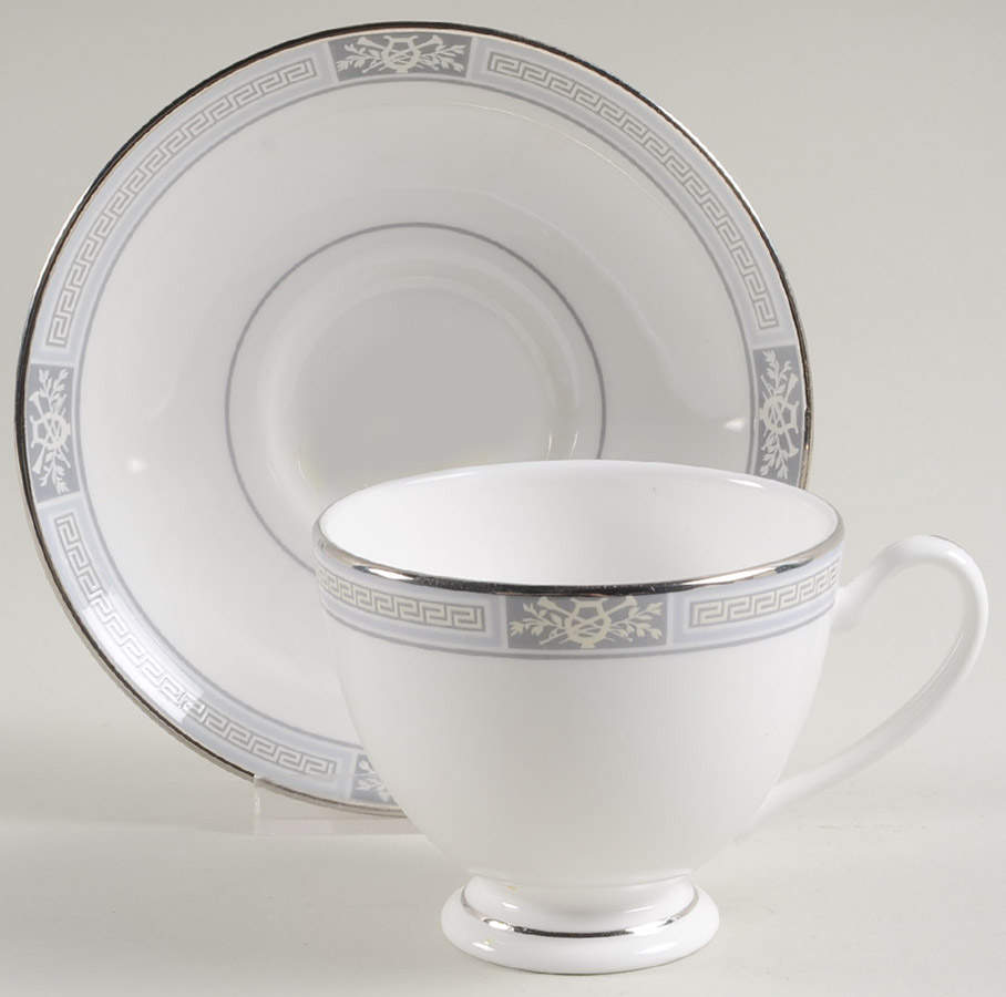 Bellamont Hall Footed Cup & Saucer Set by Waterford China-1