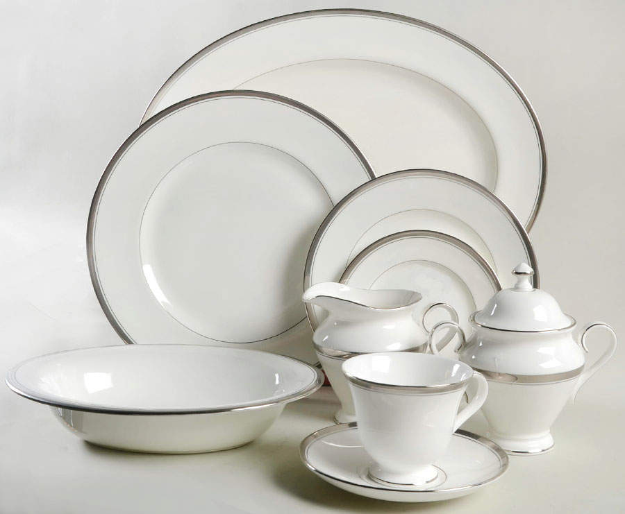 Harcourt Platinum 45 Piece Starter Set by Waterford China-1