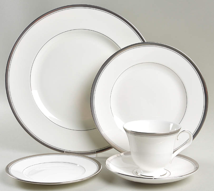 Harcourt Platinum 5 Piece Place Setting by Waterford China-1