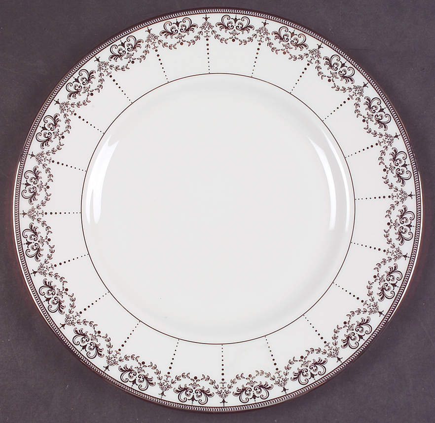 Harcourt Platinum Accent Salad Plate by Waterford China-1