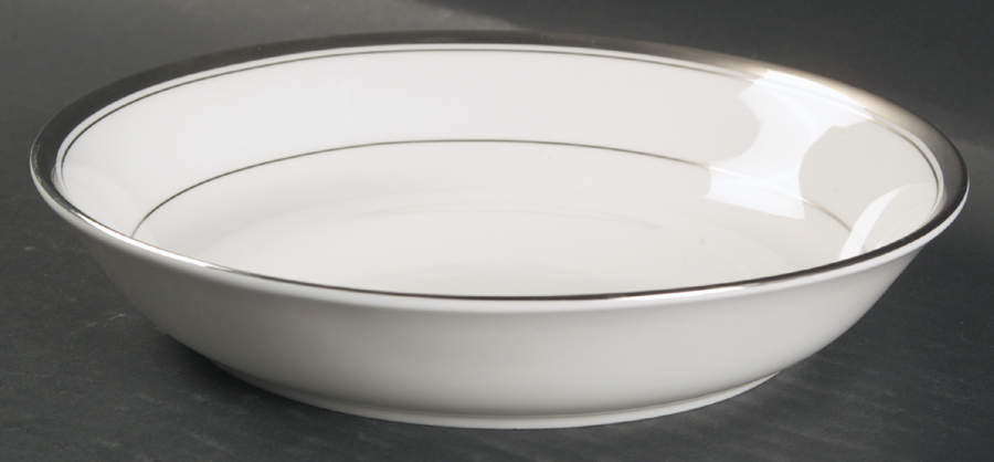 Harcourt Platinum 7" Individual Pasta Bowl by Waterford China-1