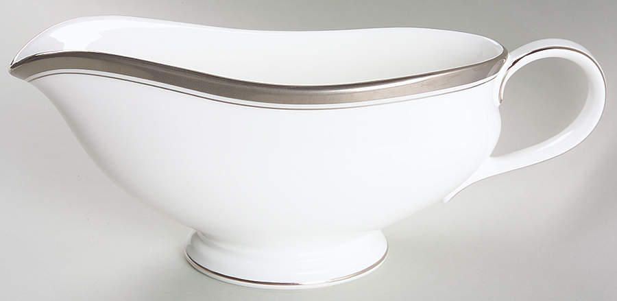 Harcourt Platinum Gravy Boat by Waterford China-1