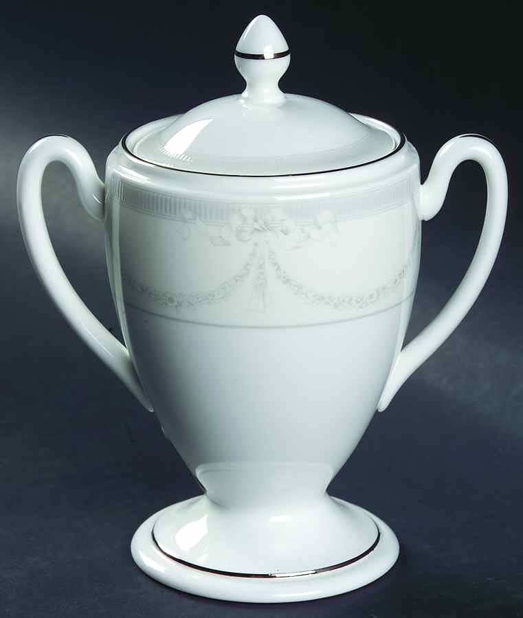 Malahide Sugar Bowl & Lid by Waterford China-1
