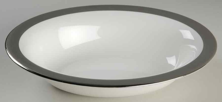 Kells Platinum 9" Oval Vegetable Bowl by Waterford China-1