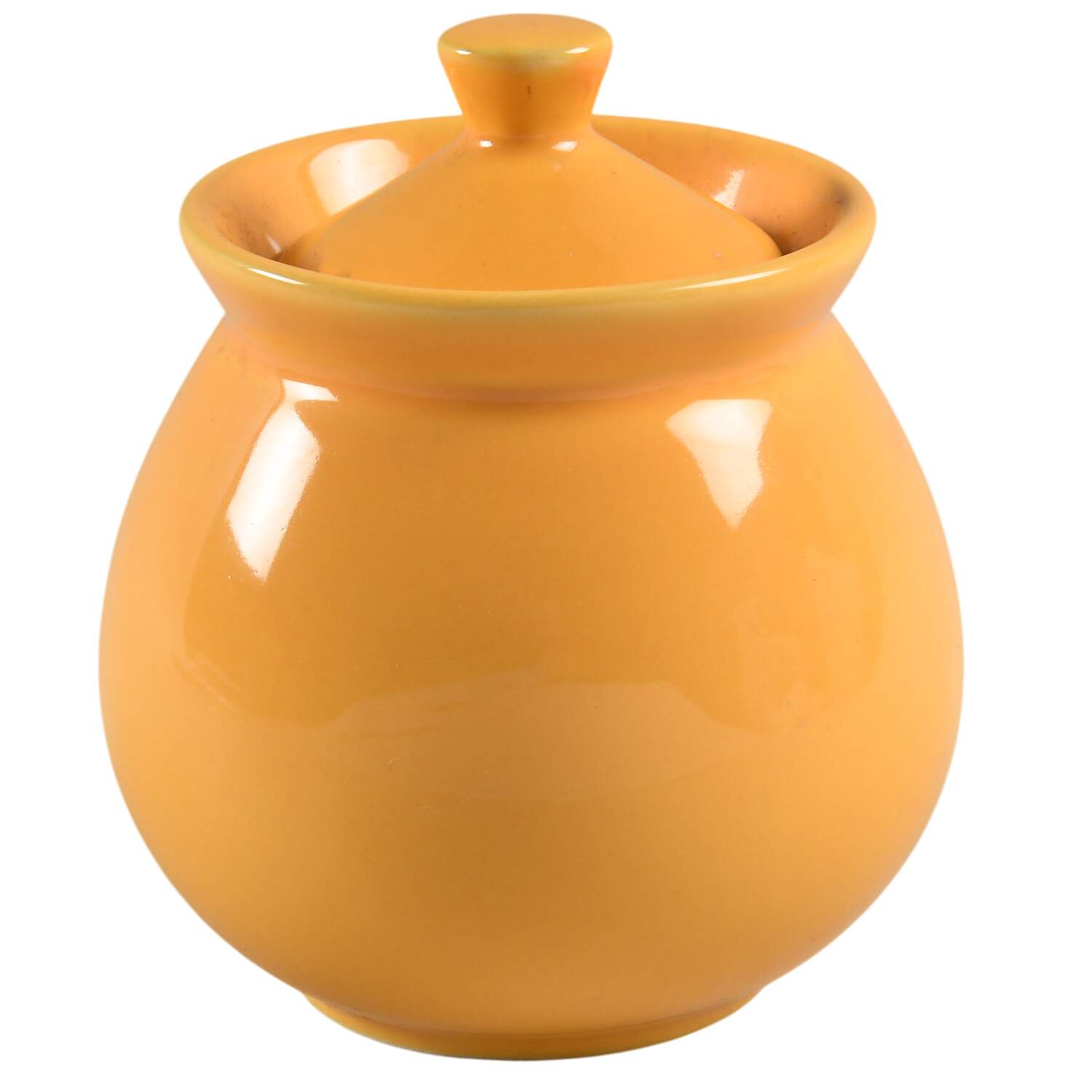 Fun Factory Yellow (Germany) Sugar Bowl & Lid by Waechtersbach-1