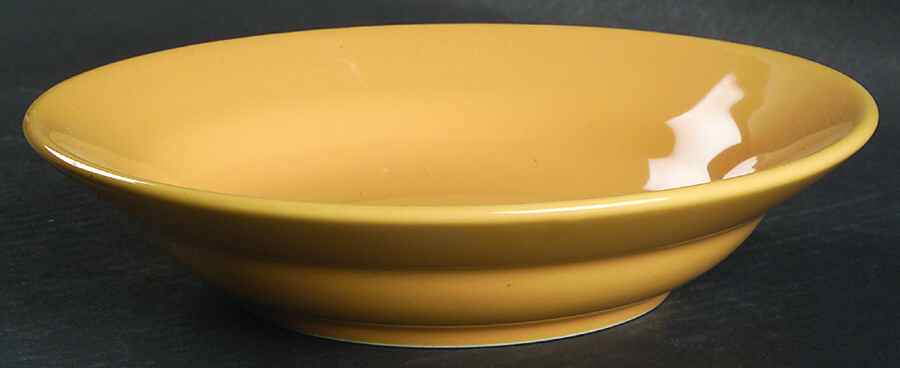 Fun Factory Yellow (Germany) Rim Soup Bowl by Waechtersbach-1