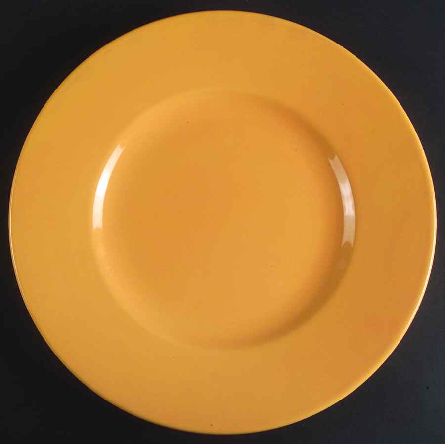 Fun Factory Yellow (Germany) Service Plate (Charger) by Waechtersbach-1