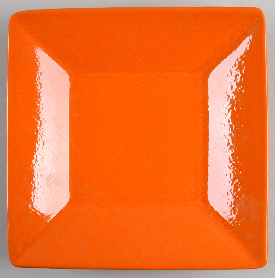 Fun Factory Freestyle Orange (Germany) Square Salad Plate by Waechtersbach-1