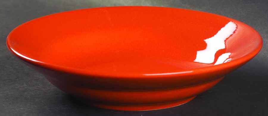 Fun Factory Freestyle Orange (Germany) Rim Soup Bowl by Waechtersbach-1