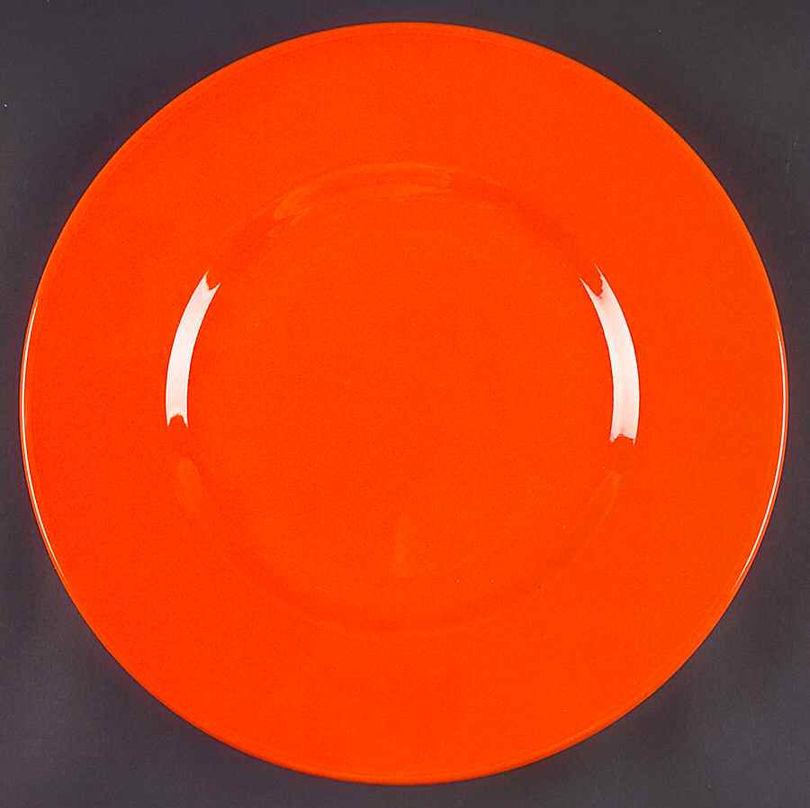 Fun Factory Freestyle Orange (Germany) Service Plate (Charger) by Waechtersbach-1