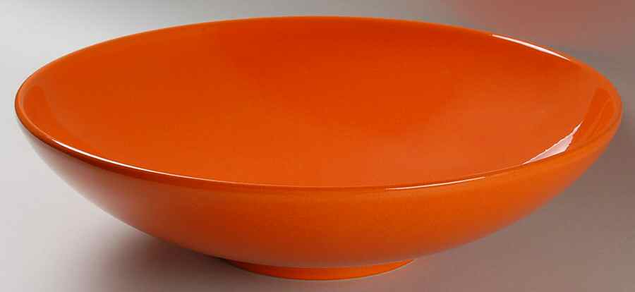 Fun Factory Freestyle Orange (Germany) Low Fruit/Pasta Bowl by Waechtersbach-1