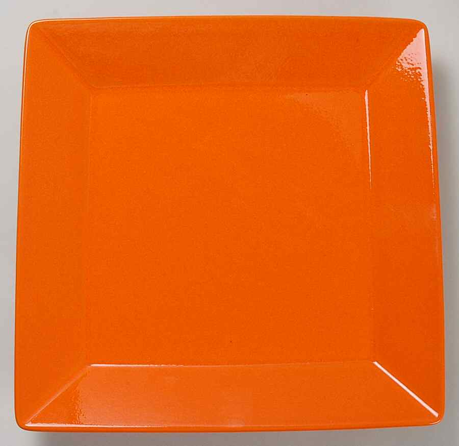 Fun Factory Freestyle Orange (Germany) 10" Square Dish by Waechtersbach-1
