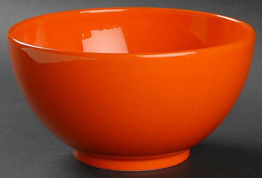 Fun Factory Freestyle Orange (Germany) 7" Round Vegetable Bowl by Waechtersbach-1
