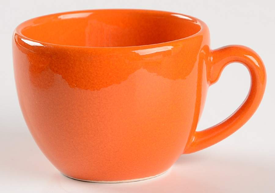 Fun Factory Freestyle Orange (Germany) Flat Demitasse Cup by Waechtersbach-1