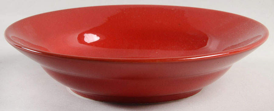 Fun Factory Freestyle Red-Cherry (Germany) Rim Soup Bowl by Waechtersbach-1