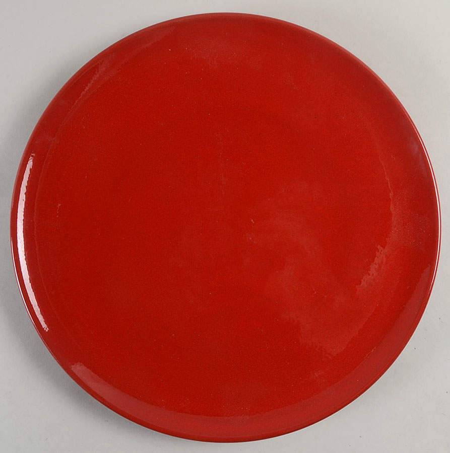 Fun Factory Freestyle Red-Cherry (Germany) Coupe Dinner Plate by Waechtersbach-1