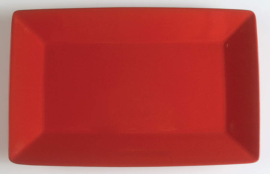 Fun Factory Freestyle Red-Cherry (Germany) 12" Rectangular Serving Platter by Waechtersbach-1