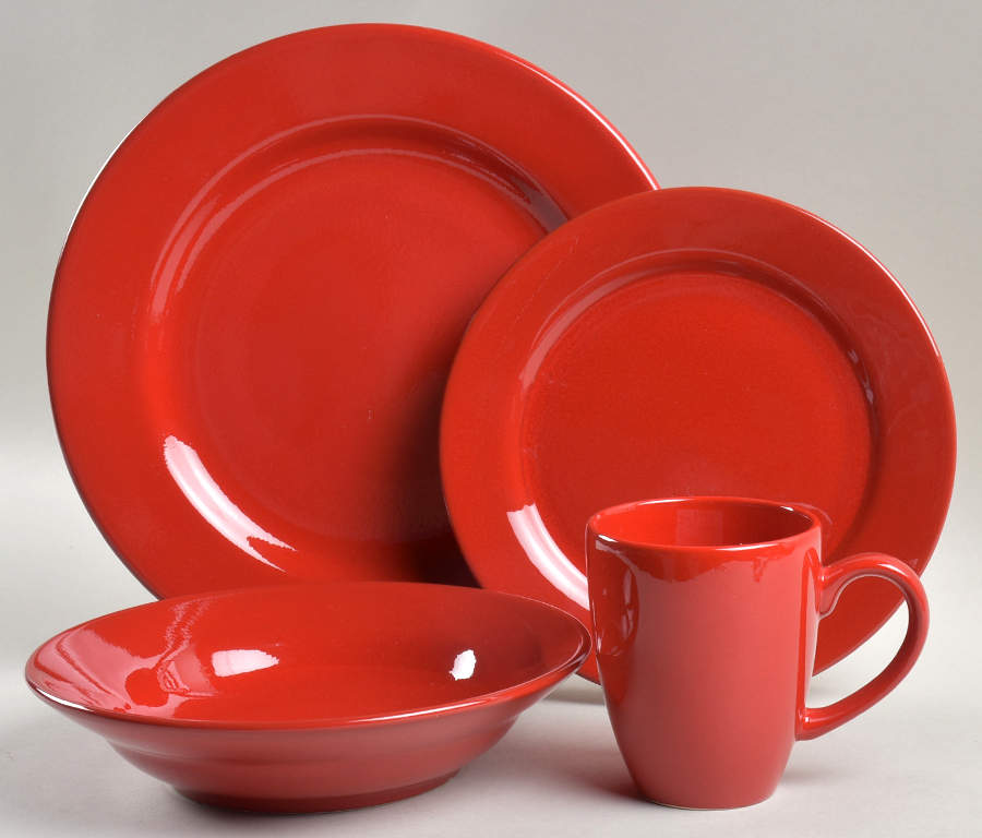 Fun Factory Freestyle Red-Cherry (Germany) 4 Piece Place Setting by Waechtersbach-1